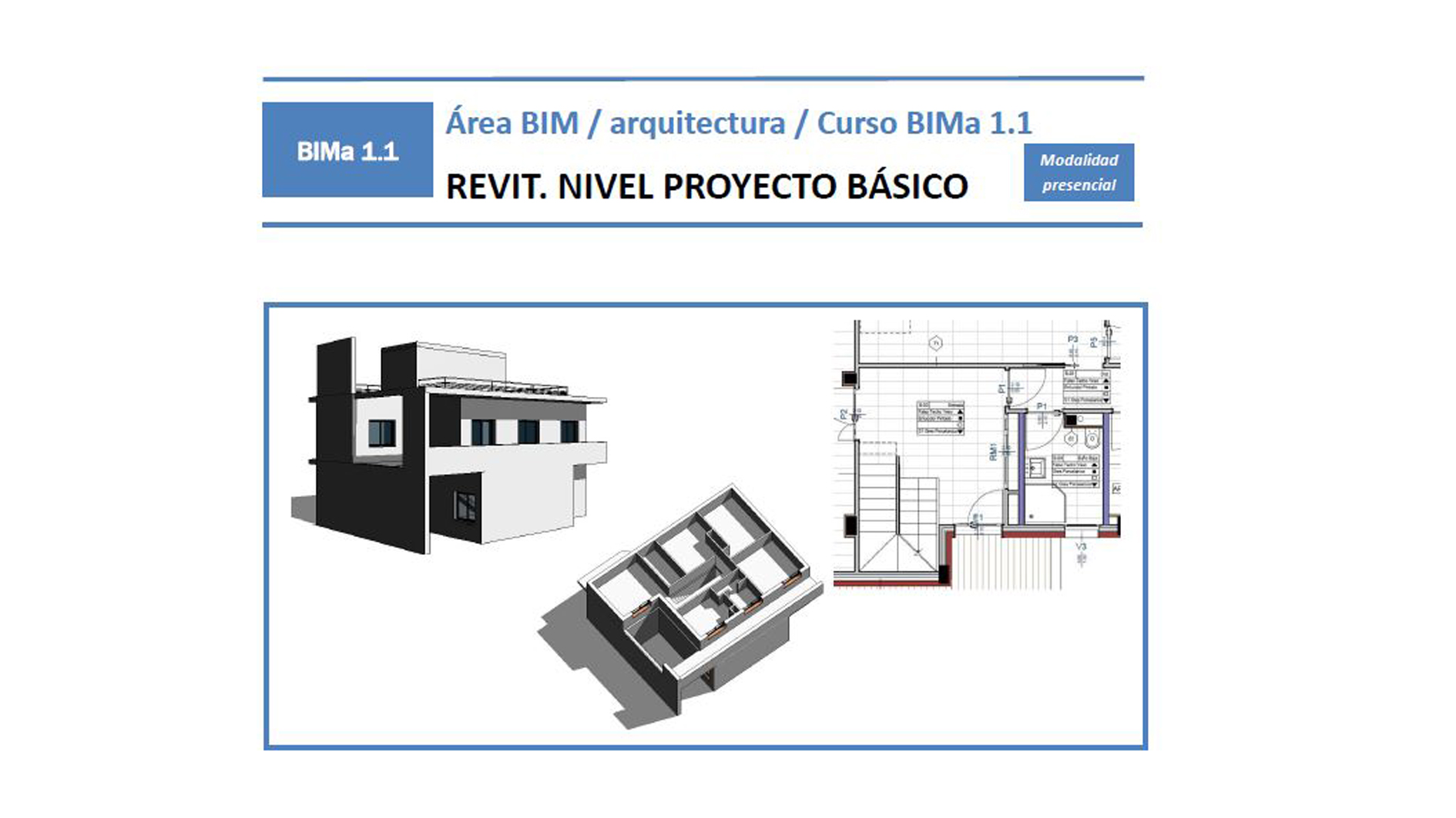 BIMa 1.1. REVIT. Nivel Proyecto Básico, 5ª ed. (Subvencionado) - CACOA